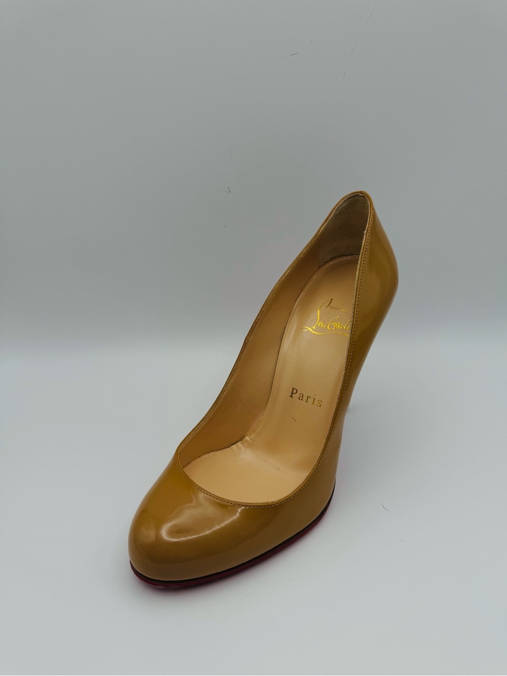 Christian Louboutin Simple Pump Nude Patent Leather Heels EU 36 - Picture 2 of 9